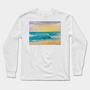 Turquoise Sunrise Long Sleeve T-Shirt